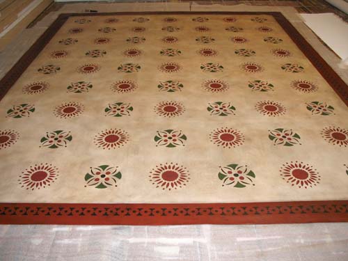 Moses Eaton Floorcloth