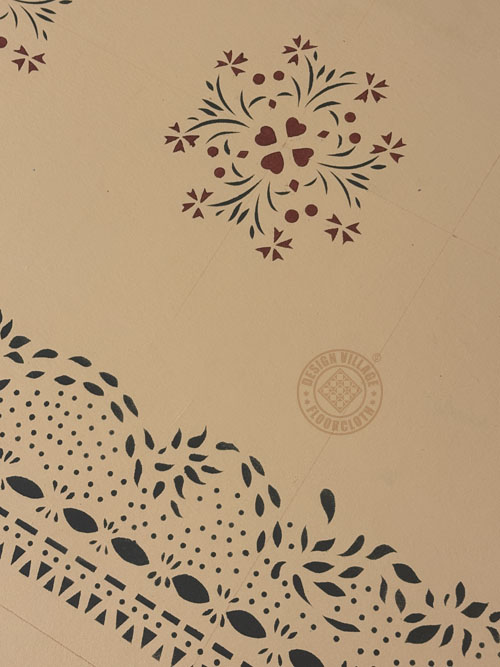 Sage-Wheeler Homestead Floorcloth