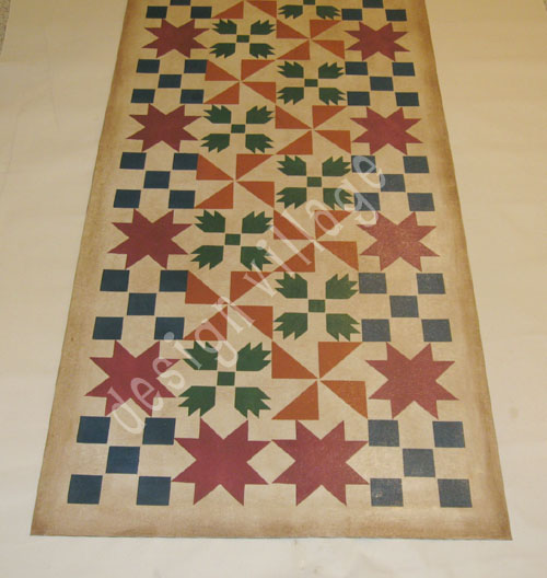 Sampler Floorcloth