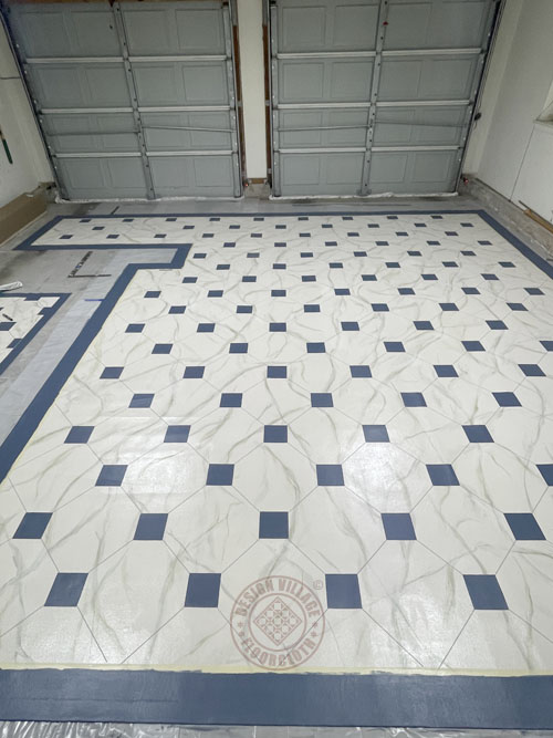 Schuyler Mansion Floorcloth, Albany