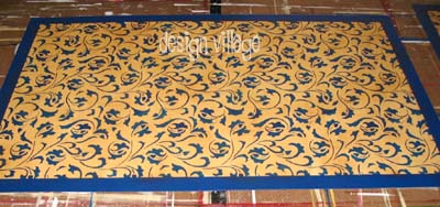 Acanthus Scroll Floorcloths