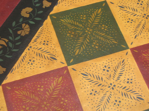 Durant House Floorcloth for Walls