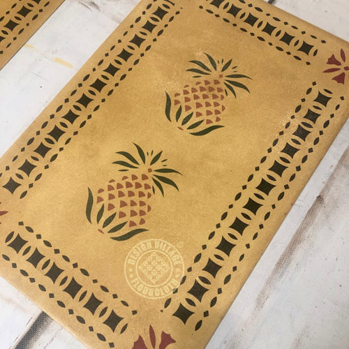 Pineapple Floorcloth