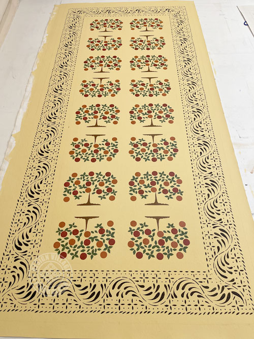 Tree of Life floorcloth