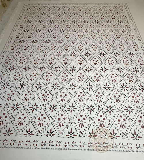 Wayside Inn Floorcloth