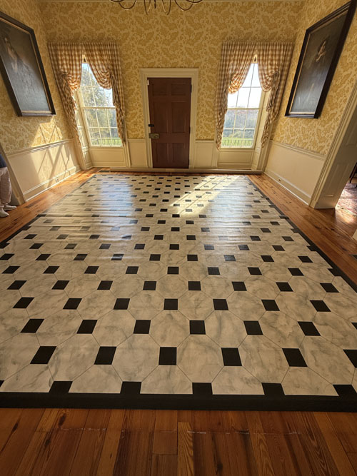 Belair Mansion Floorcloth