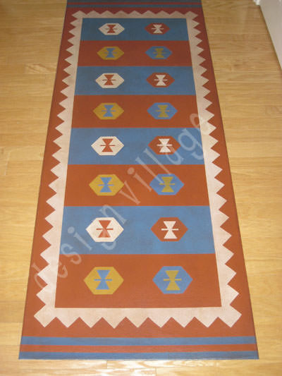 Primitive Willow Floorcloth
