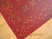 Red May House Floorcloth
