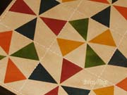 Kaleidoscope floorcloth