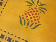 Pineapple floorcloth