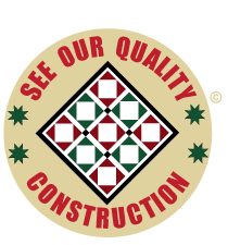 Picture of Quality Construction Seal. Click here to see our quality construction.