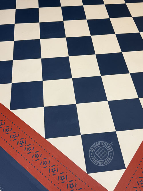 Sherwood with diamonds Floorcloth